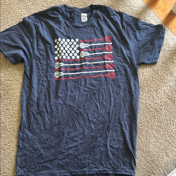 Men's Blue Graphic T-Shirt - Picture 1 of 2